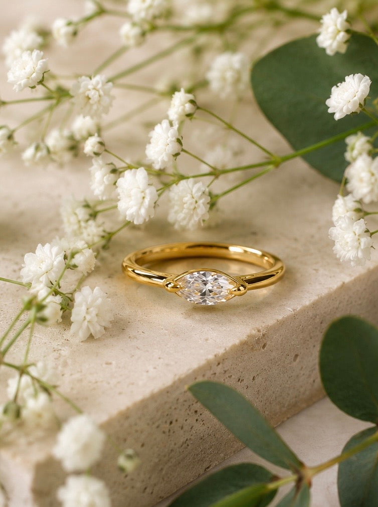 Ivy Crystal Ring