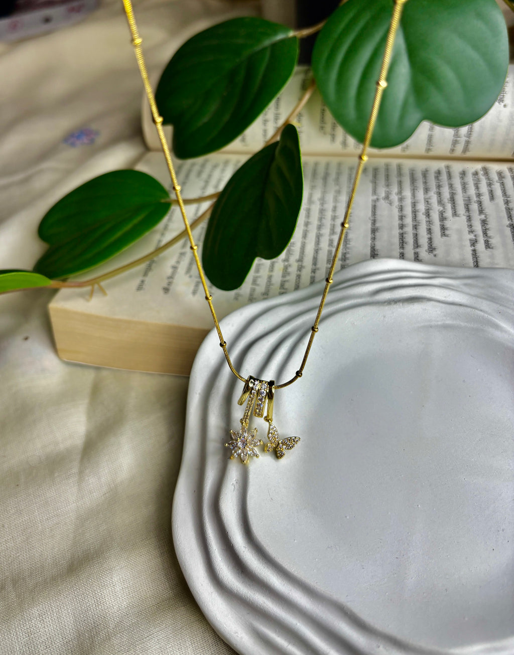 Celestia Stardust Charm Necklace