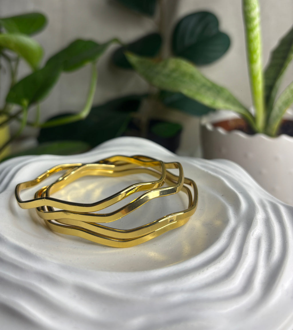 Celeste Flow Bangles - Set of 3