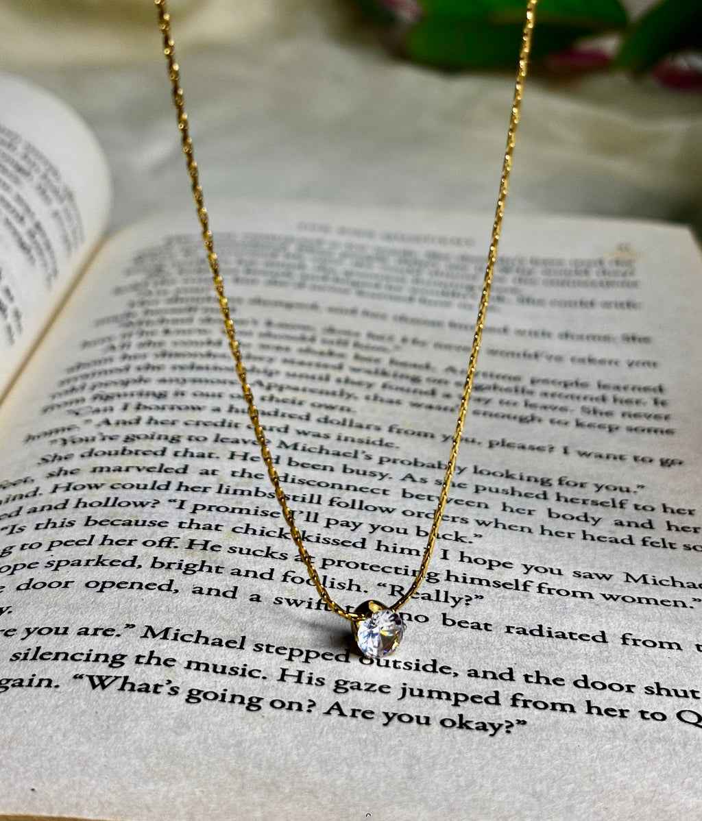 Solitaire Glow Necklace