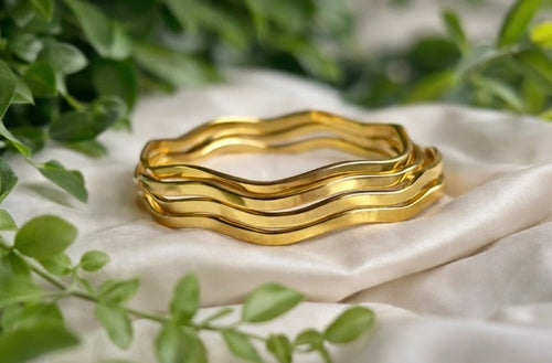 Celeste Flow Bangles - Set of 3