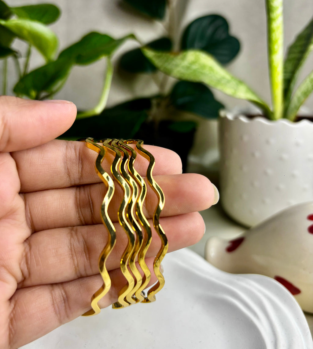 Celeste Ripple Bangle - Set of 3