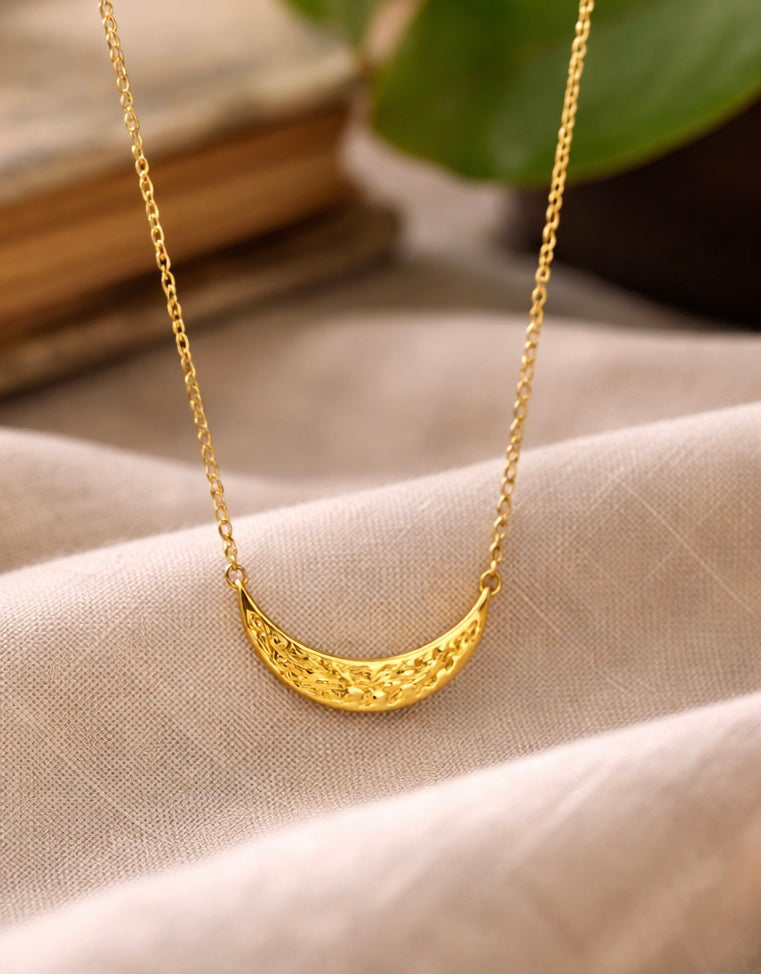 Celestia Crescent Drift Necklace