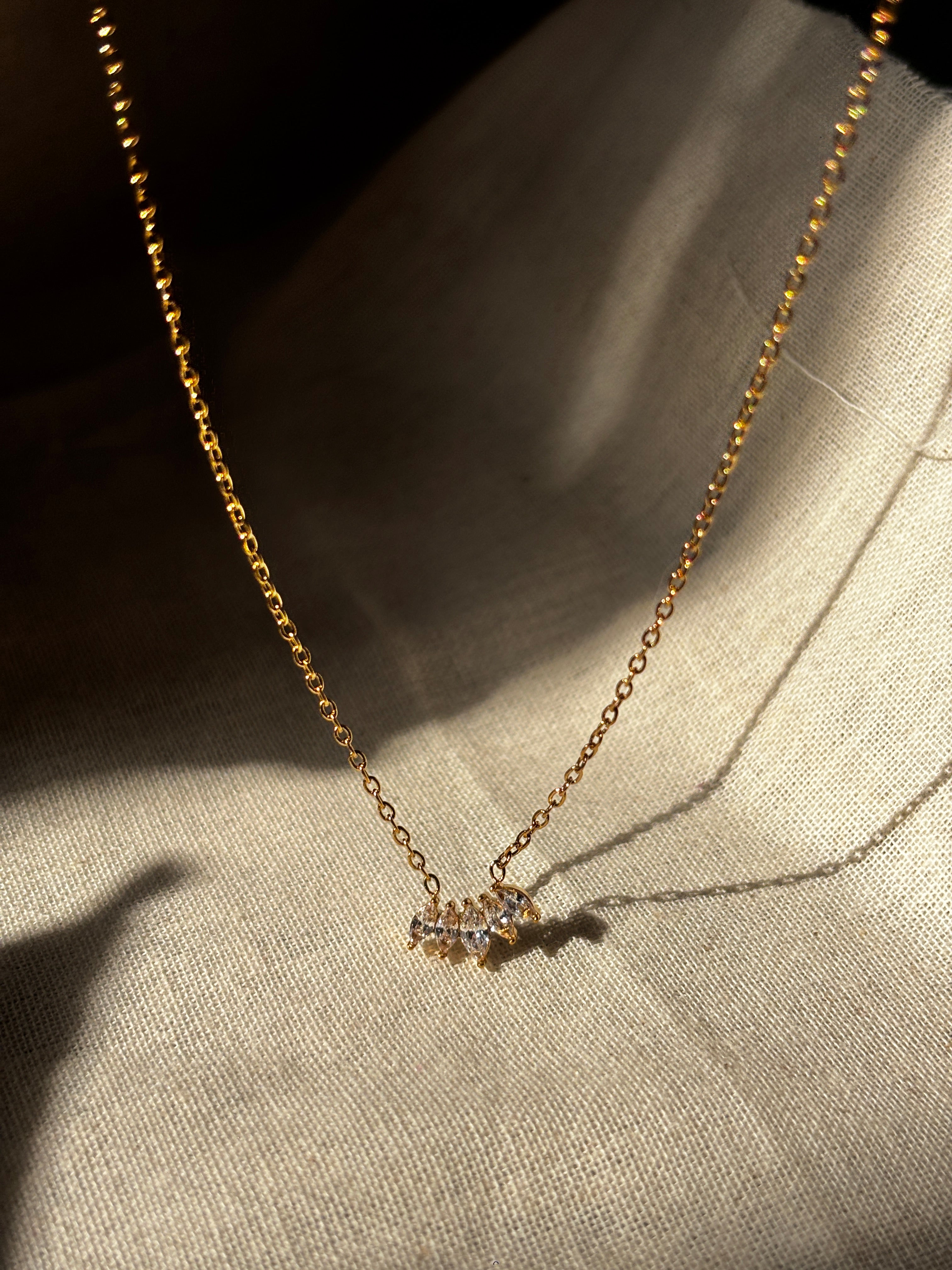 Celestia Crystal Whisper Necklace