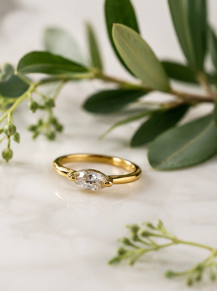 Ivy Crystal Ring