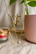 Celestia Crystal Cluster Layered Necklace