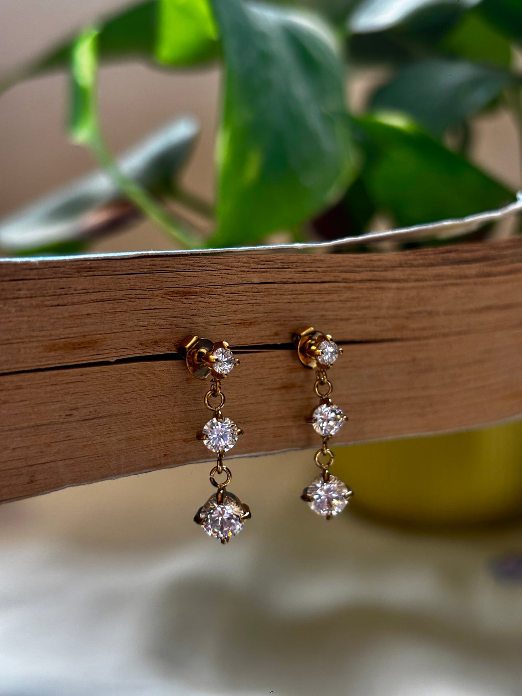 Aurora Trio Drop Earrings