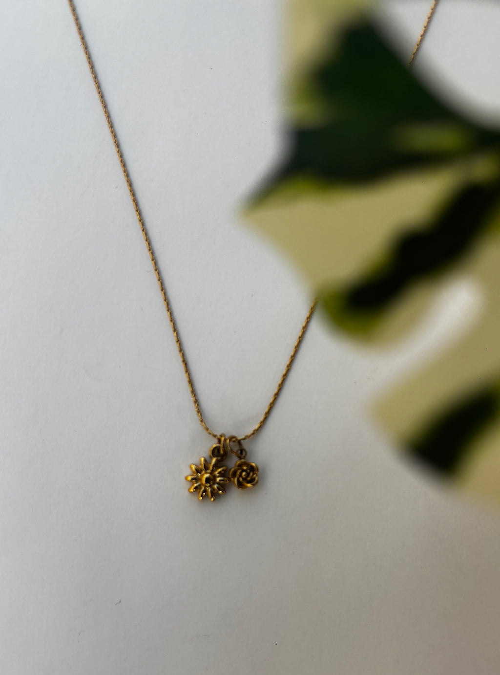 Sun & Rose Necklace
