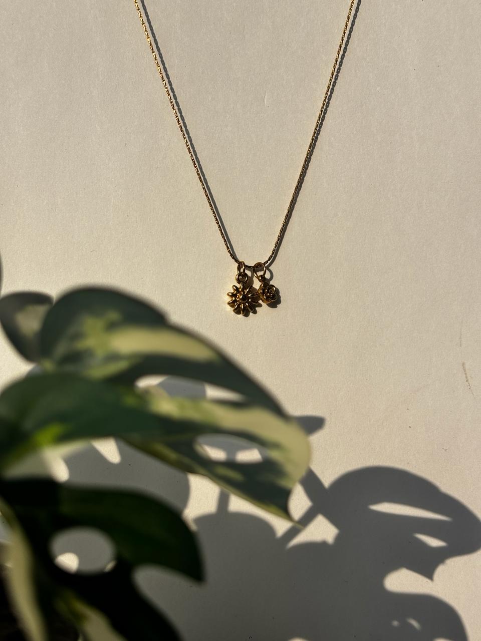 Sun & Rose Necklace